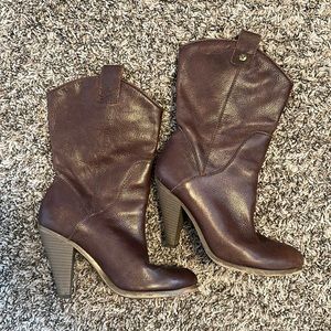American Eagle Leather heeled boots